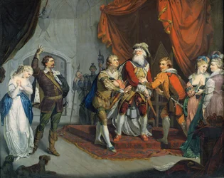 Cordelia defendida por el Conde de Kent, de 